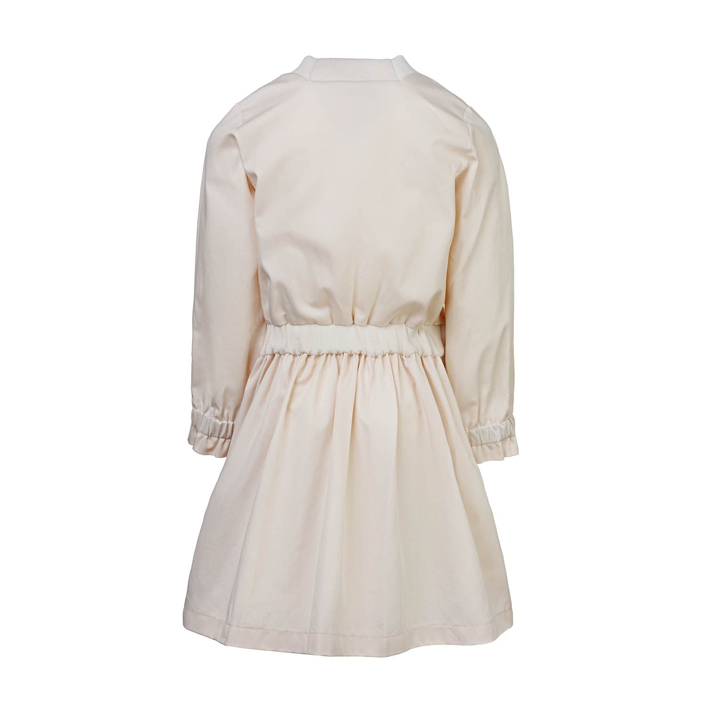 Beige Cotton Dress for Girls-2