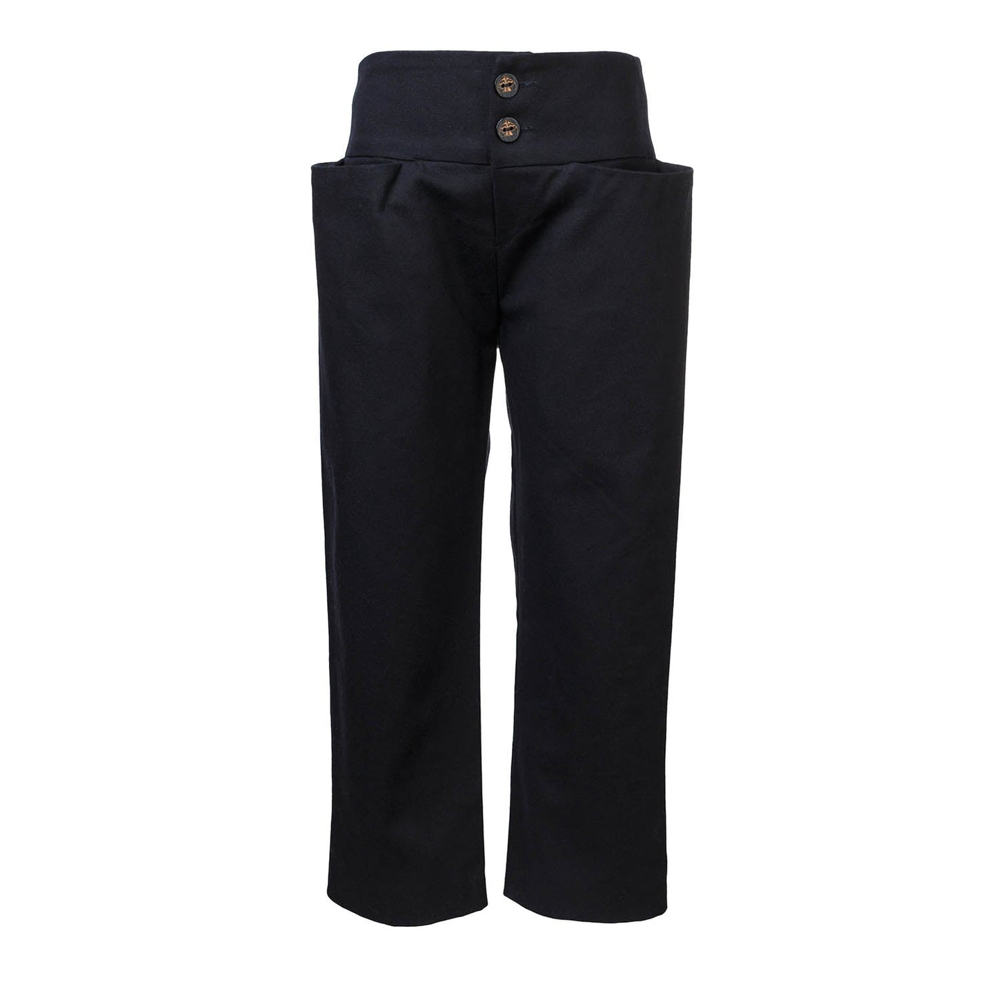 Black Dress Pants with Extra Large Pockets-0