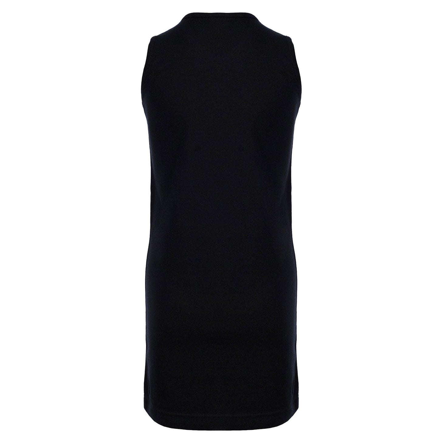 Black T-Shirt Dress with Rice Paddy-1