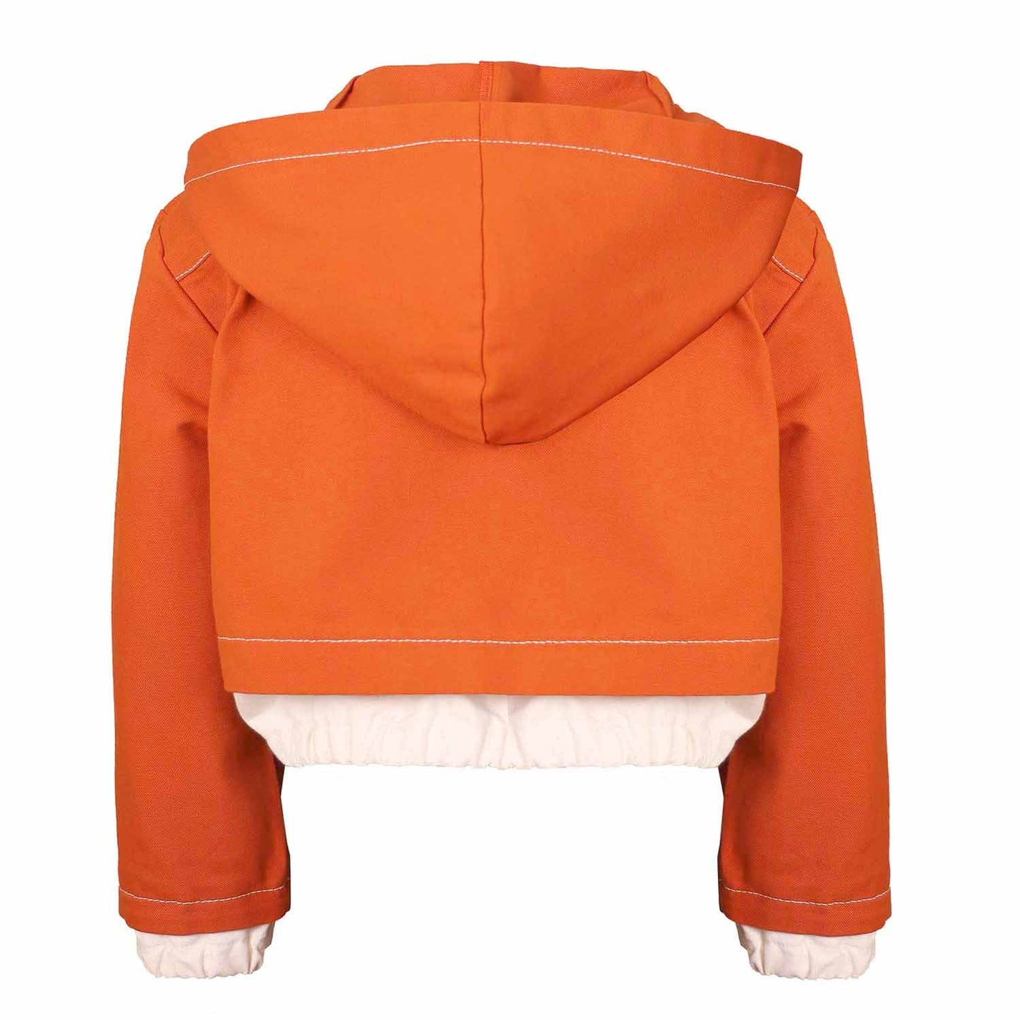 Orange Bomber Jacket for Kids-2