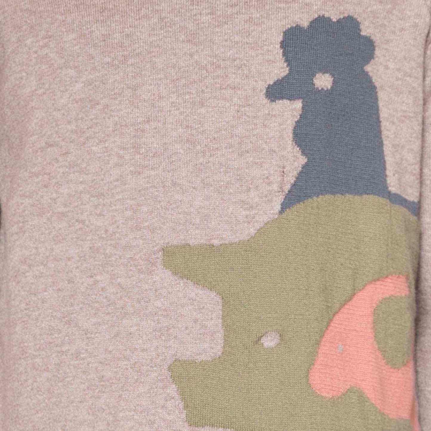 Beige Knitted Kids Sweater-2