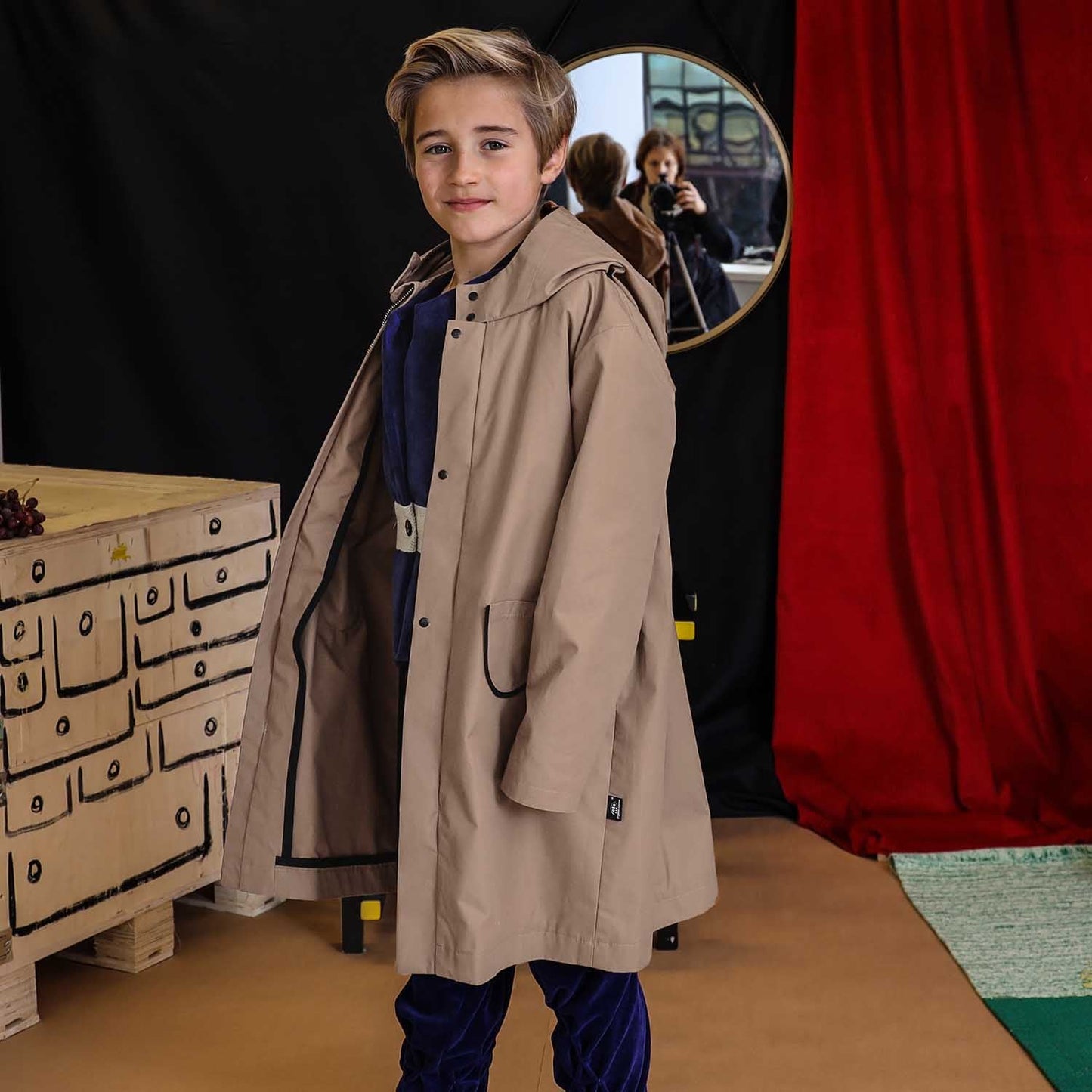 Beige Cotton EtaProof Parka-2