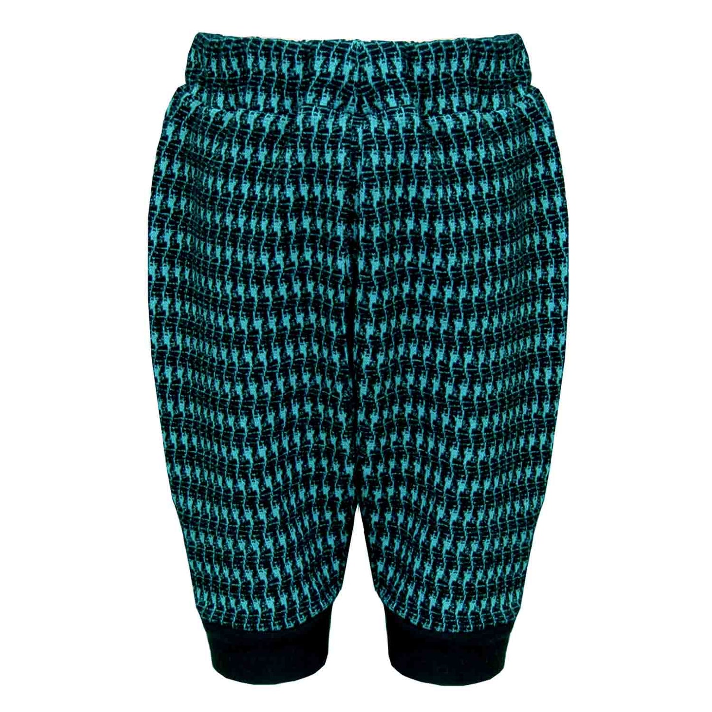 Black and Blue pied de poule Baby Pants-0