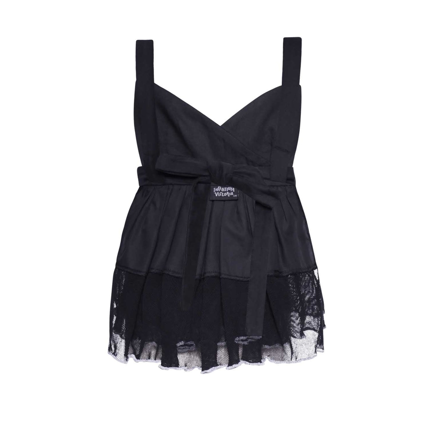 Black Ruffle Top-3
