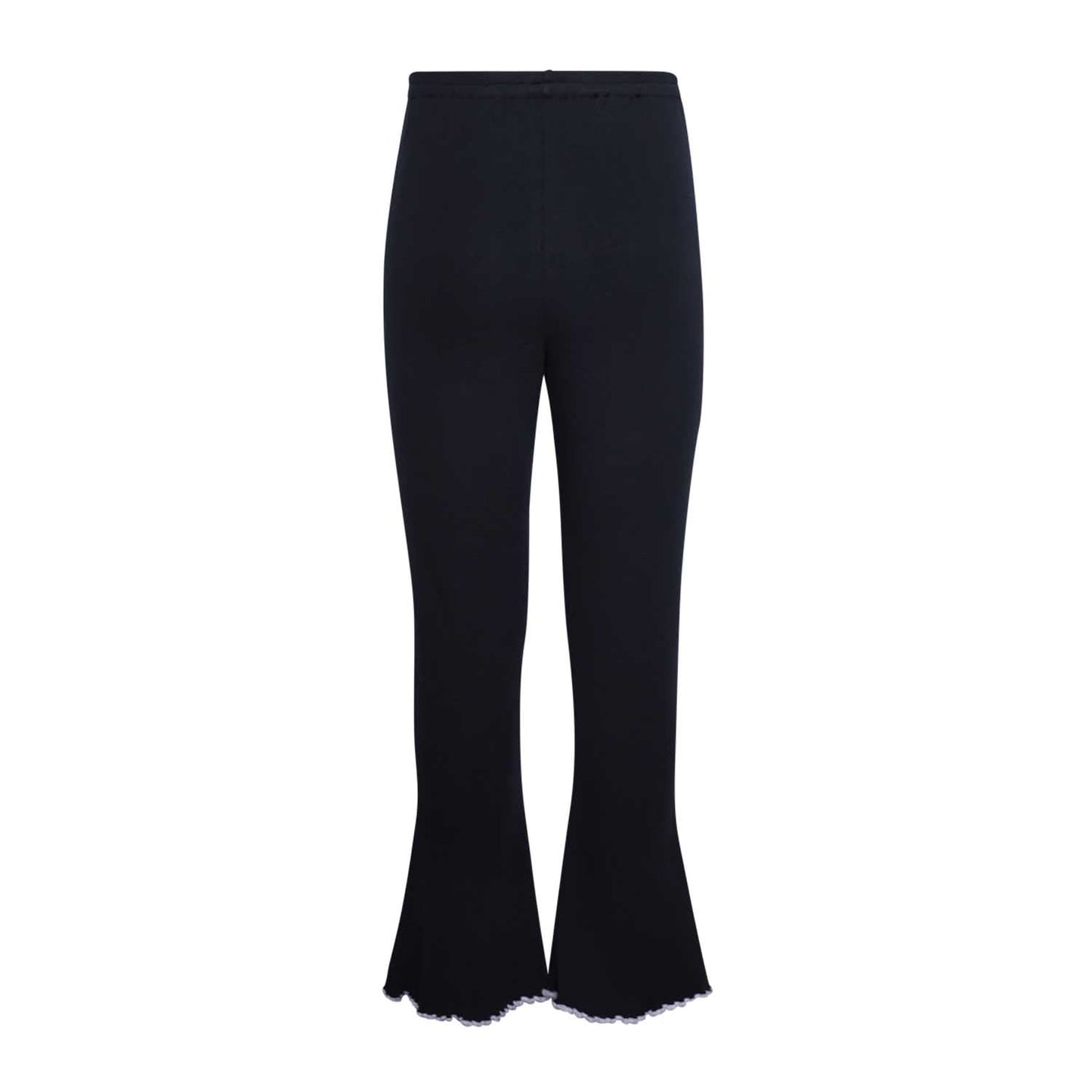 Black Flare Leggings-3