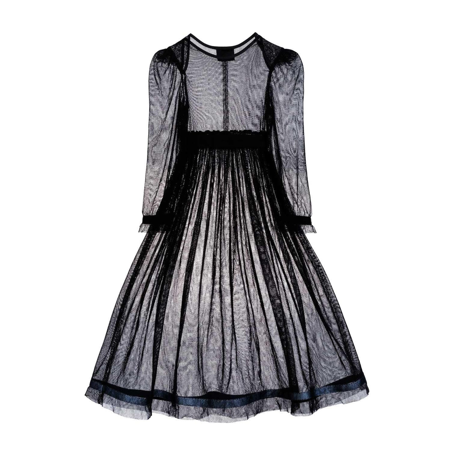 Girls Black Tulle Dress-2