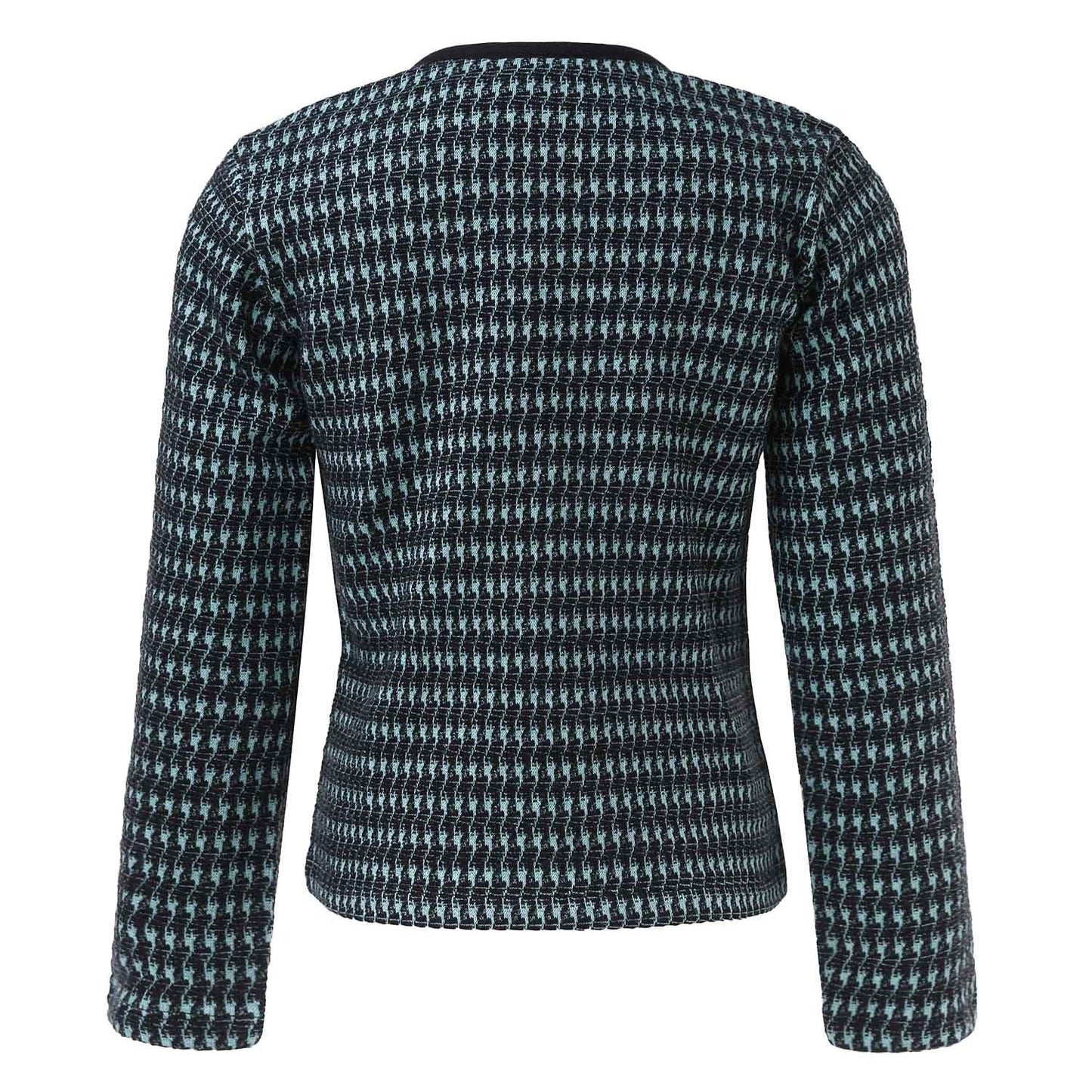 Black and Blue Longsleeve Top-2