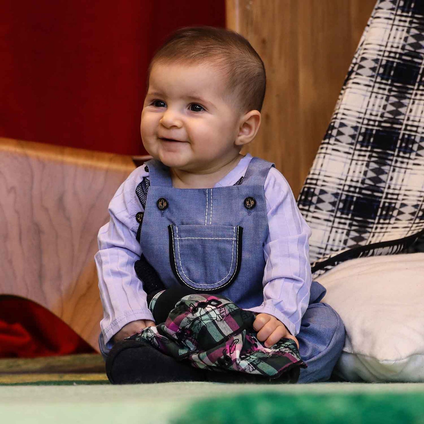 Baby Girls Denim Dress-2