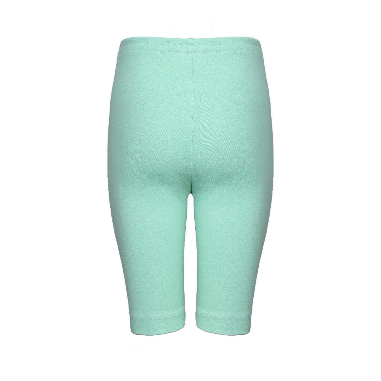Kids' Green Shorts in Rib Jersey-3