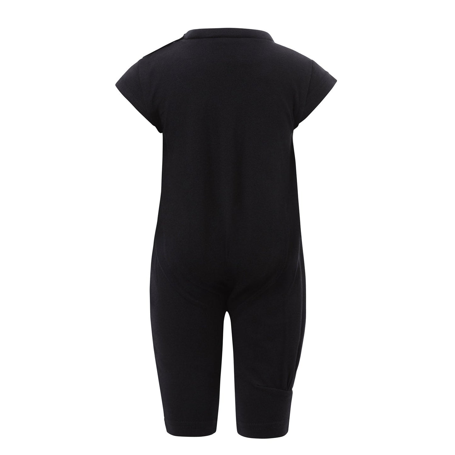 Baby Playsuit with Roll Collar-1