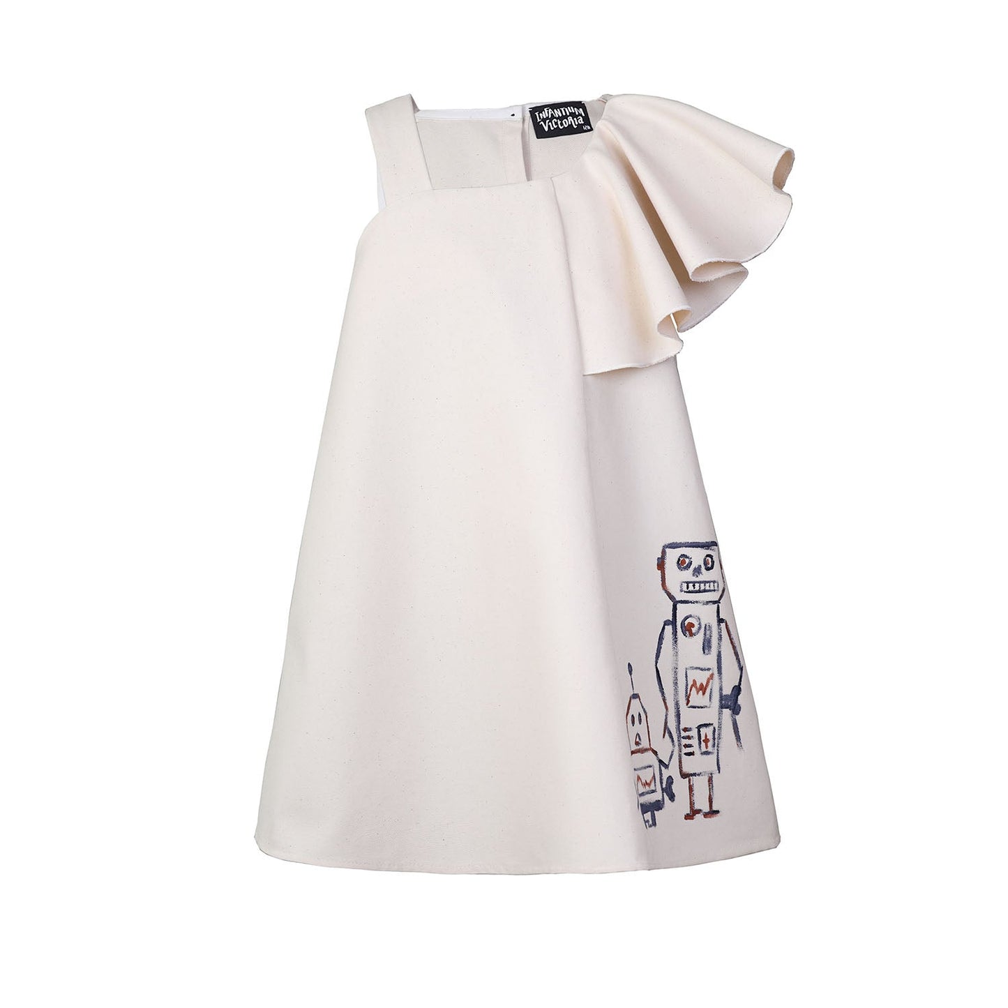 Girls Hand-Painted Mini Dress Limited Edition-0