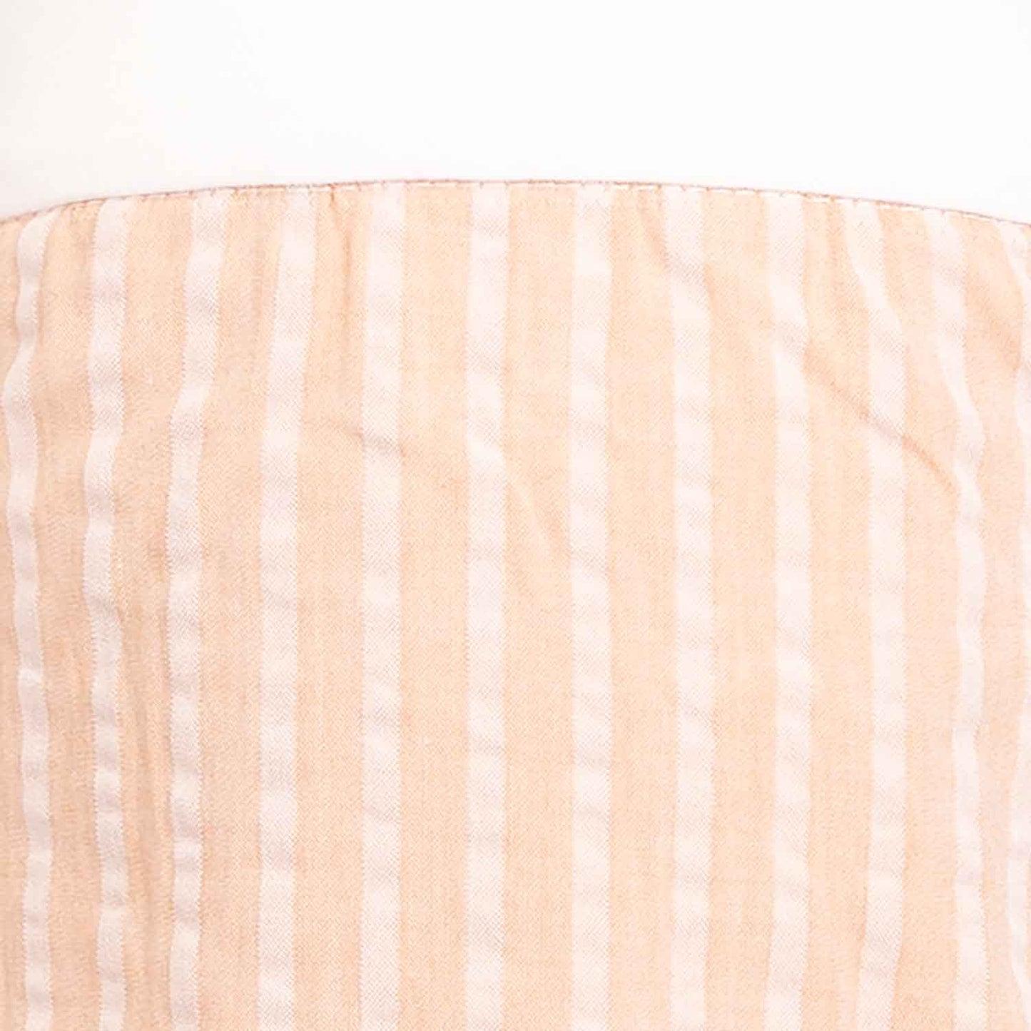 Baby Dress in Peach and White-3