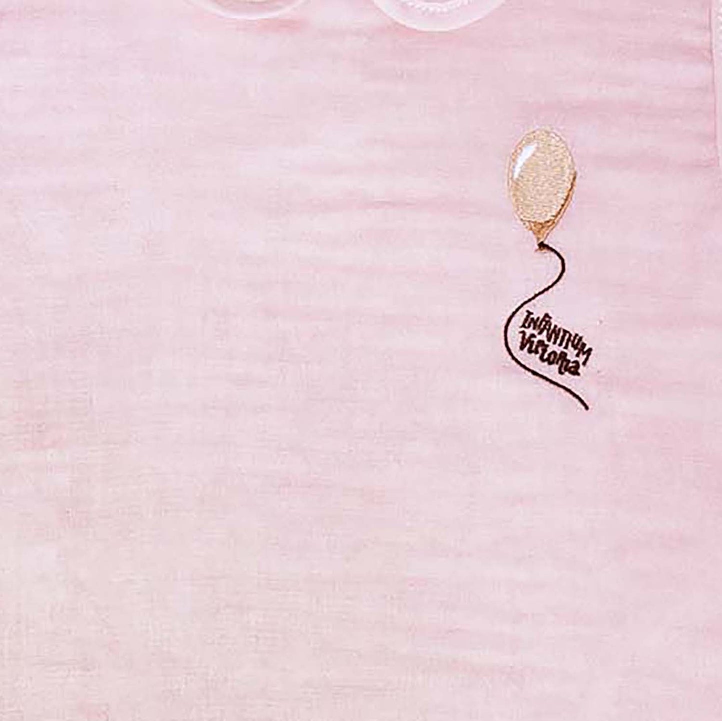 Pink Dress with Embroidery for Babies-1