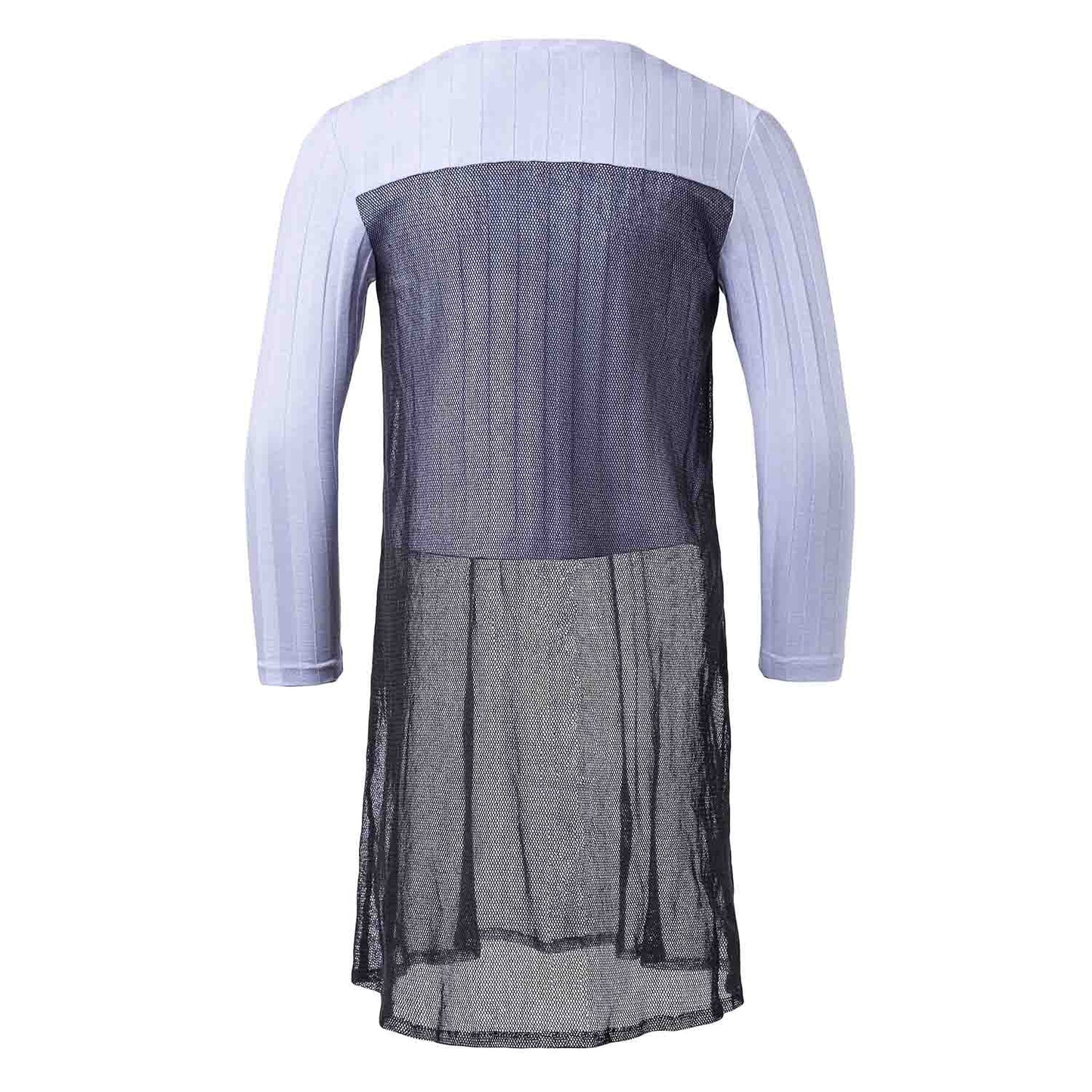 Kids Lilac Top with Mesh-1