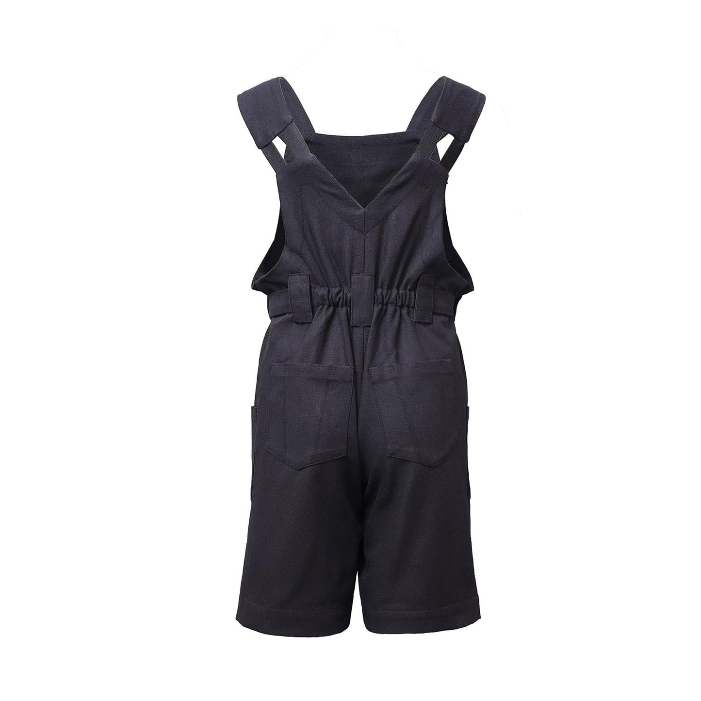 Kids Black Overall-2