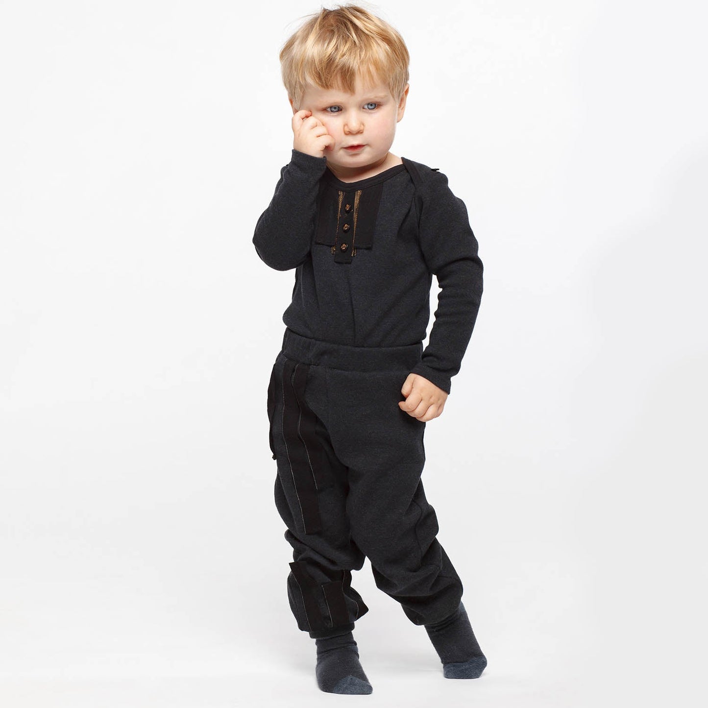 Baby Sweatpants with Trim-1