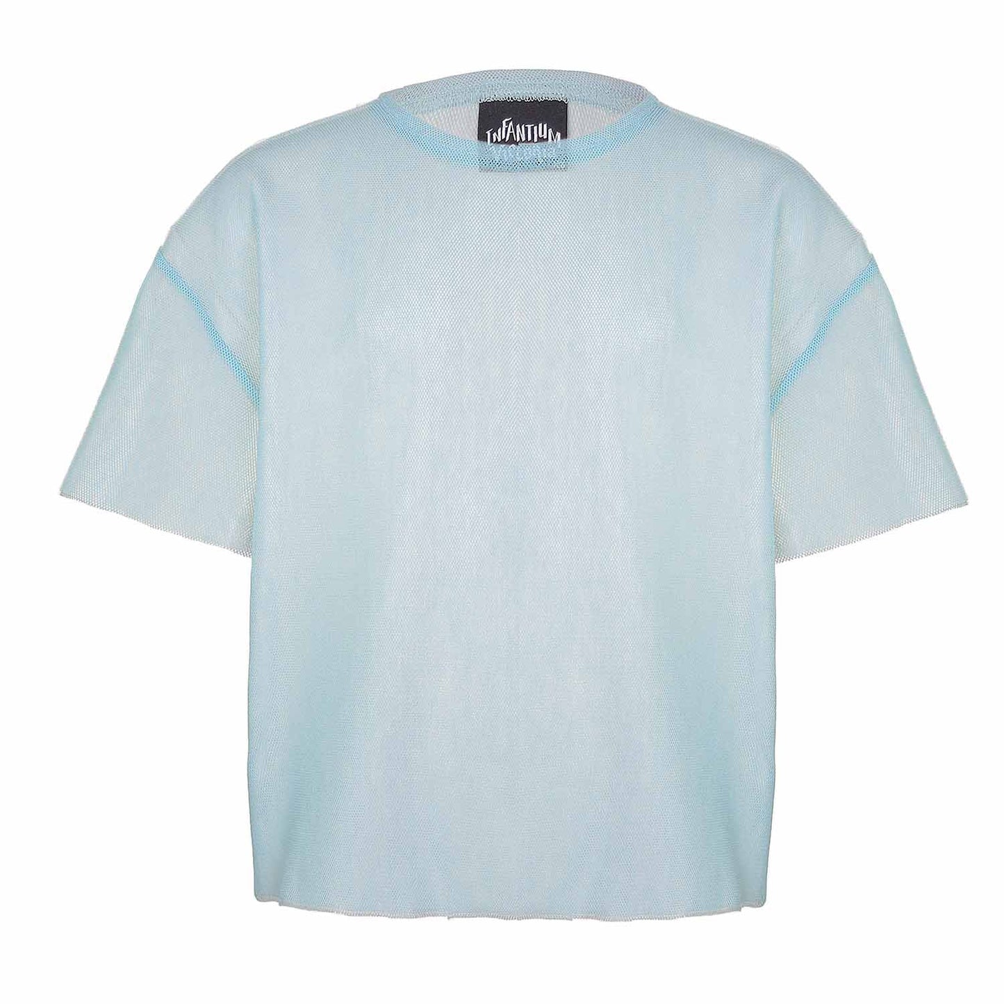 Kids' Oversized Blue Sheer T-Shirt-0