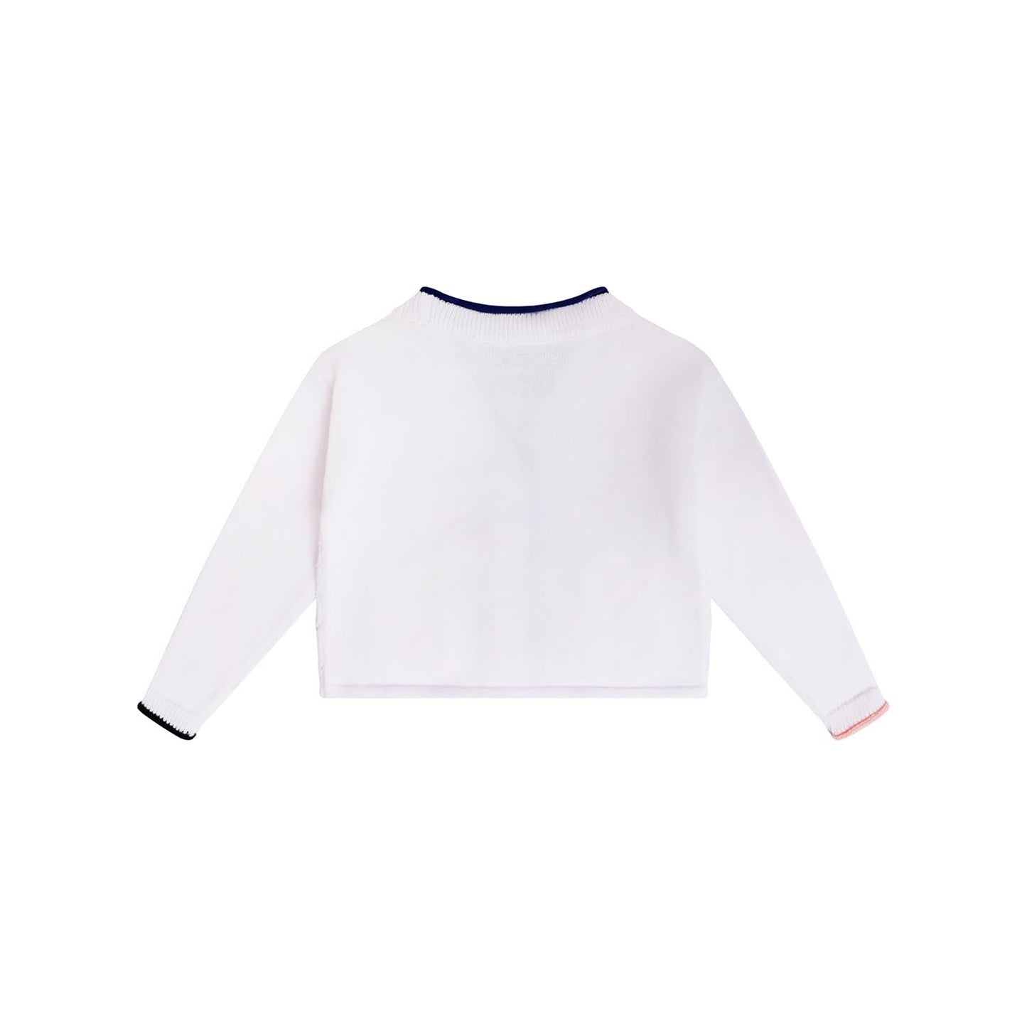 Baby Cardigan in White-1