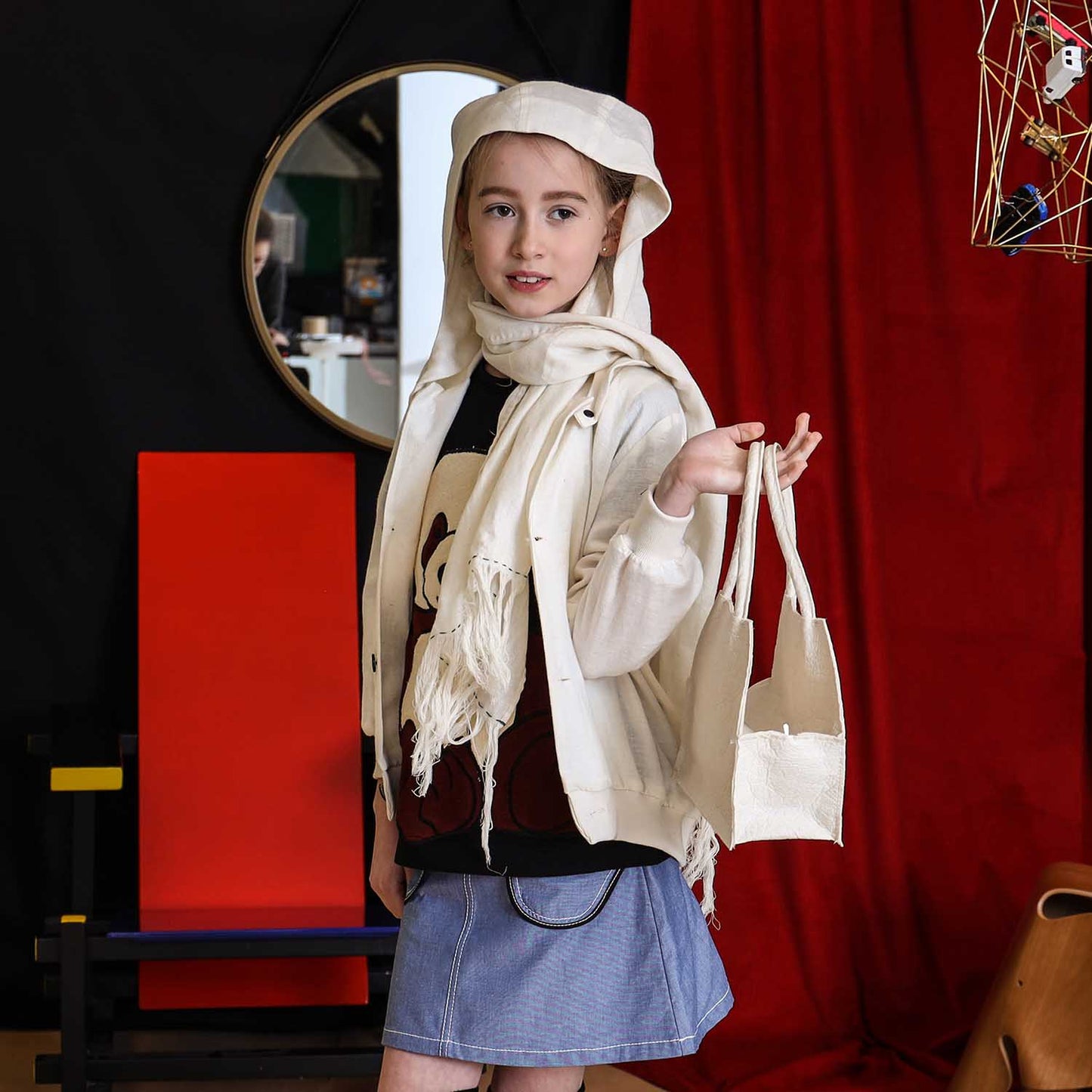 Vegan Cashmere Weganool Hoodie for Kids-1