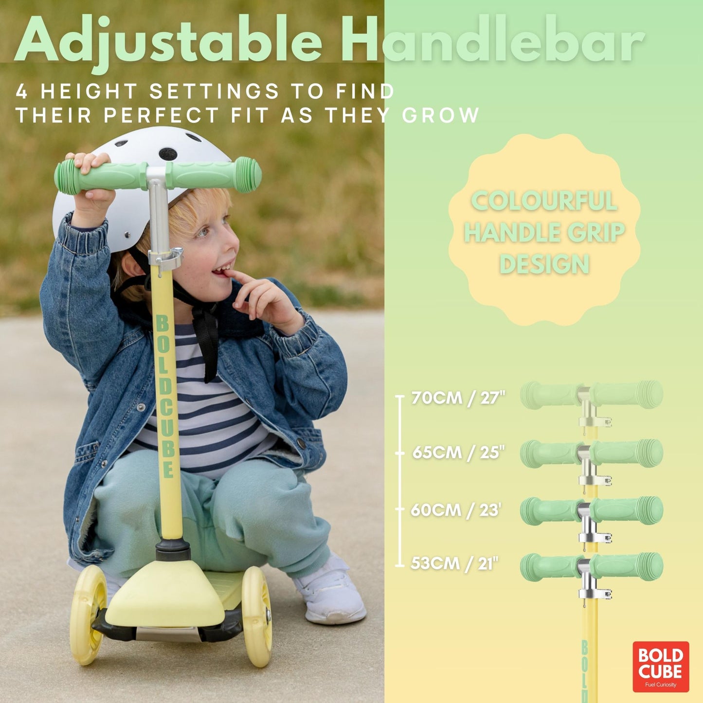 Lemon - Teeny 3 Wheel Scooter - mezetto