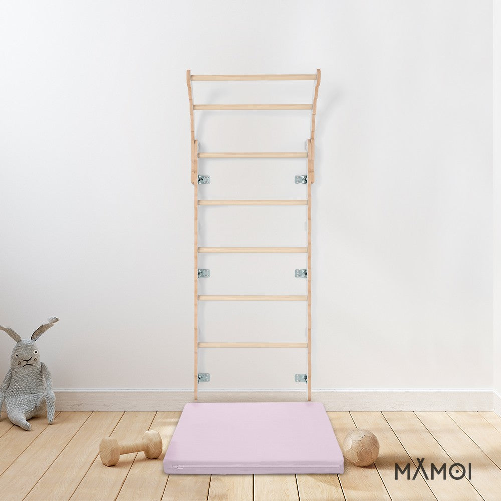 MAMOI® Baby gymnastics and play mat pink, Floor matt for baby gym, Activity soft playmats for toddlers and kids, Toddler playmat, Play mats from birth -6 months-4