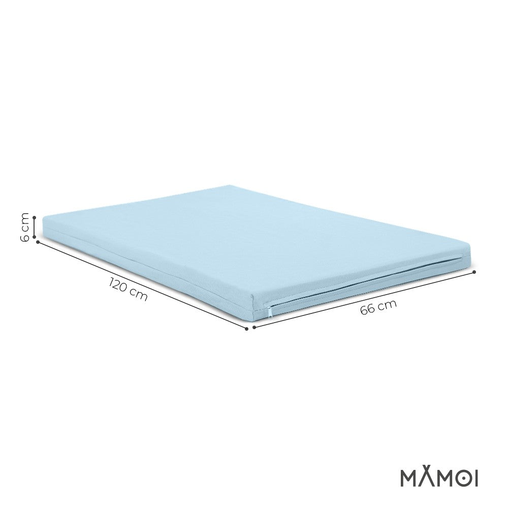 MAMOI® Baby gymnastics and play mat blue, Floor matt for baby gym, Activity soft playmats for toddlers and kids, Toddler playmat, Play mats from birth -6 months-2