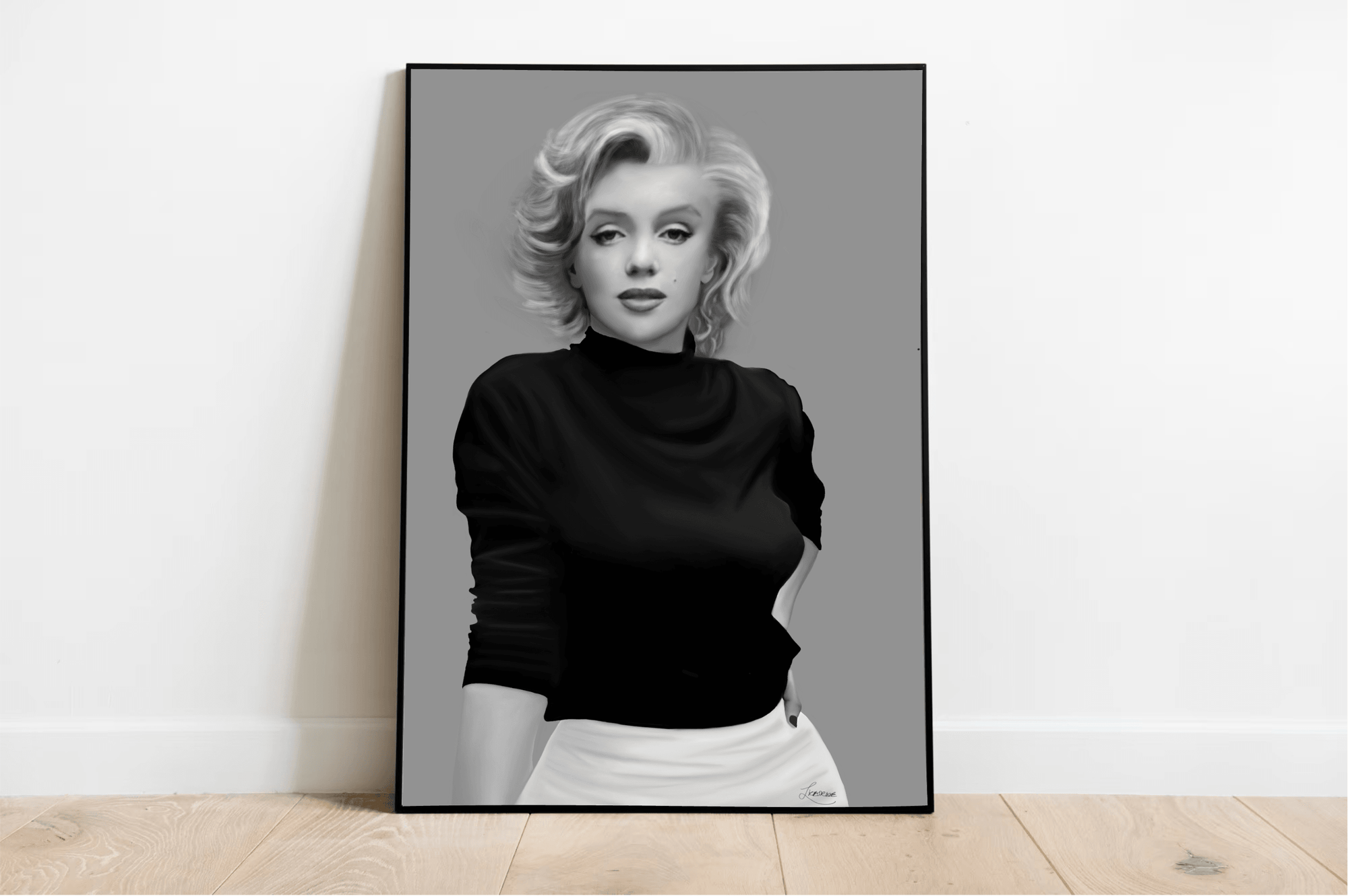 Marilyn Monroe Art Print | Timeless Hollywood Glamour