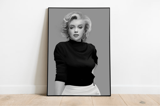 Marilyn Monroe Art Print | Timeless Hollywood Glamour