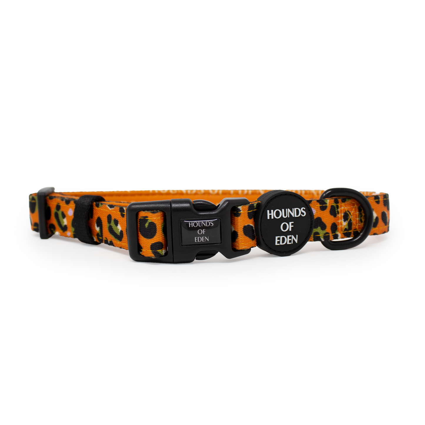 Burnt Orange Leopard Design Dog Harness