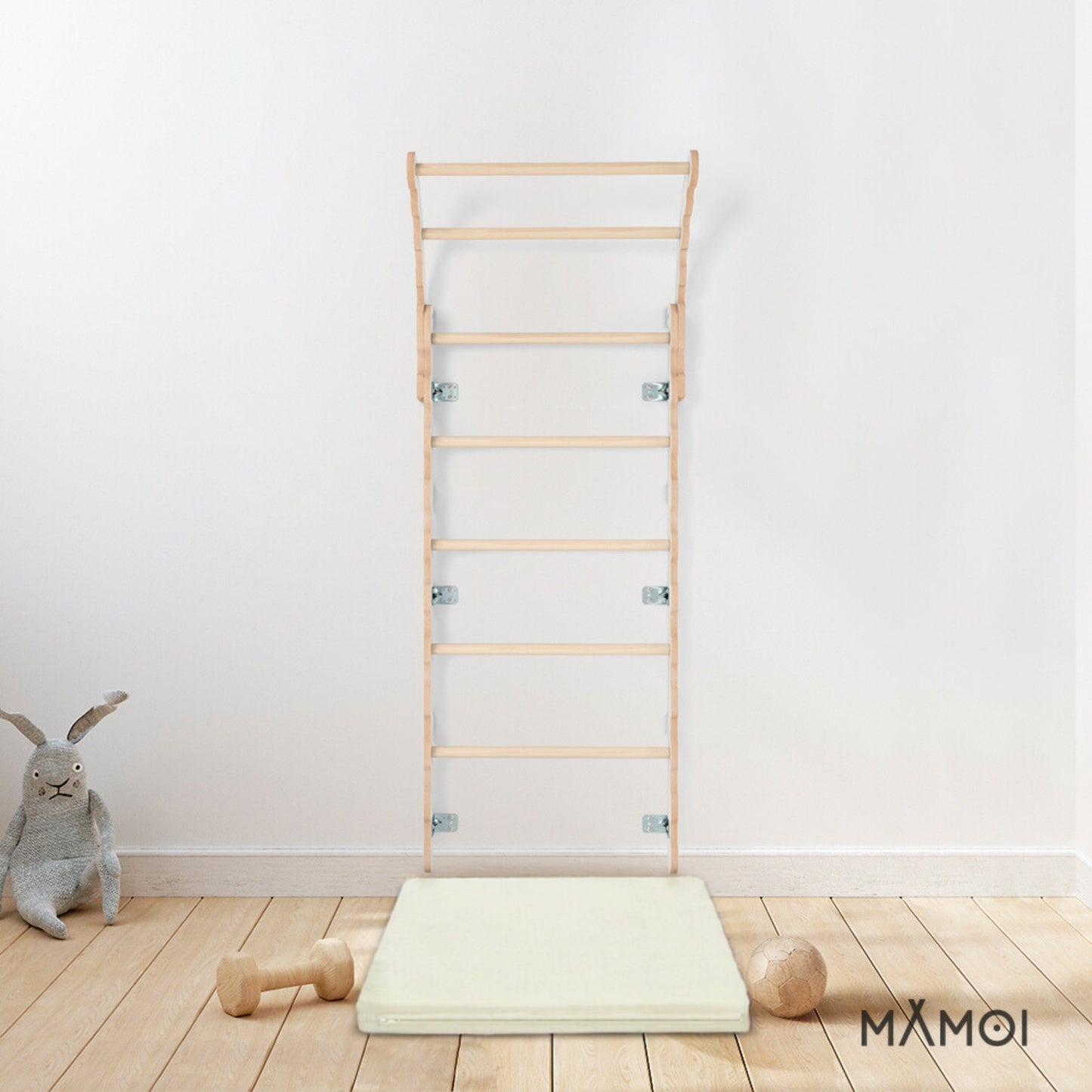 MAMOI® Baby gymnastics and play mat pink, Floor matt for baby gym, Activity soft playmats for toddlers and kids, Toddler playmat, Play mats from birth -6 months-2