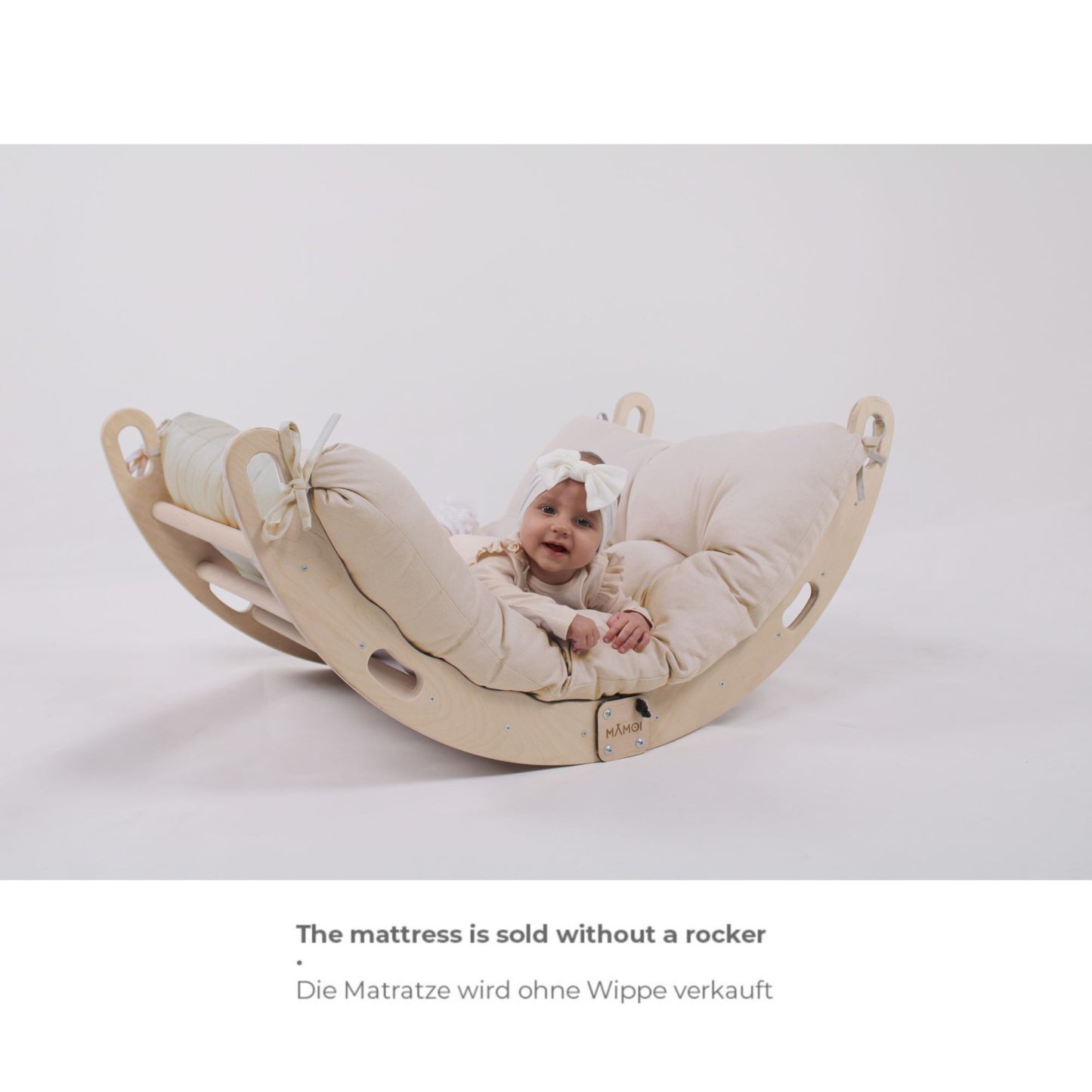 MAMOI® Cushion for toddler climbing frame indoor, Cushion for Baby kids climbing dome, Mat for wooden climbing triangle for children from 1/2/3 years-1