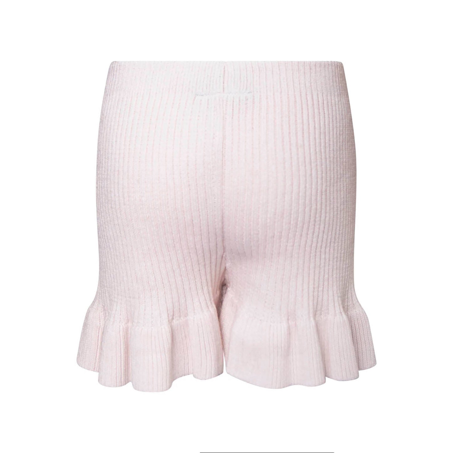 Pink Knitted Beach Shorts-2