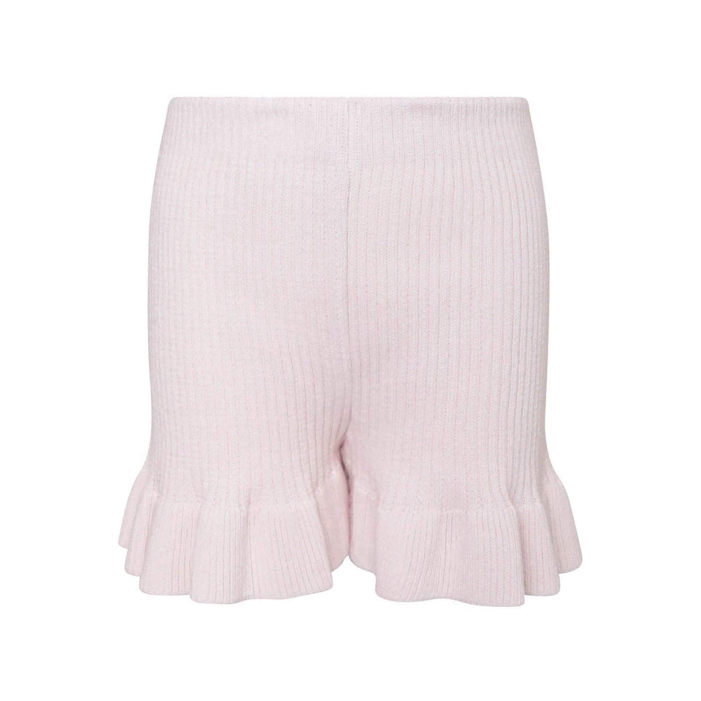 Pink Knitted Beach Shorts-0