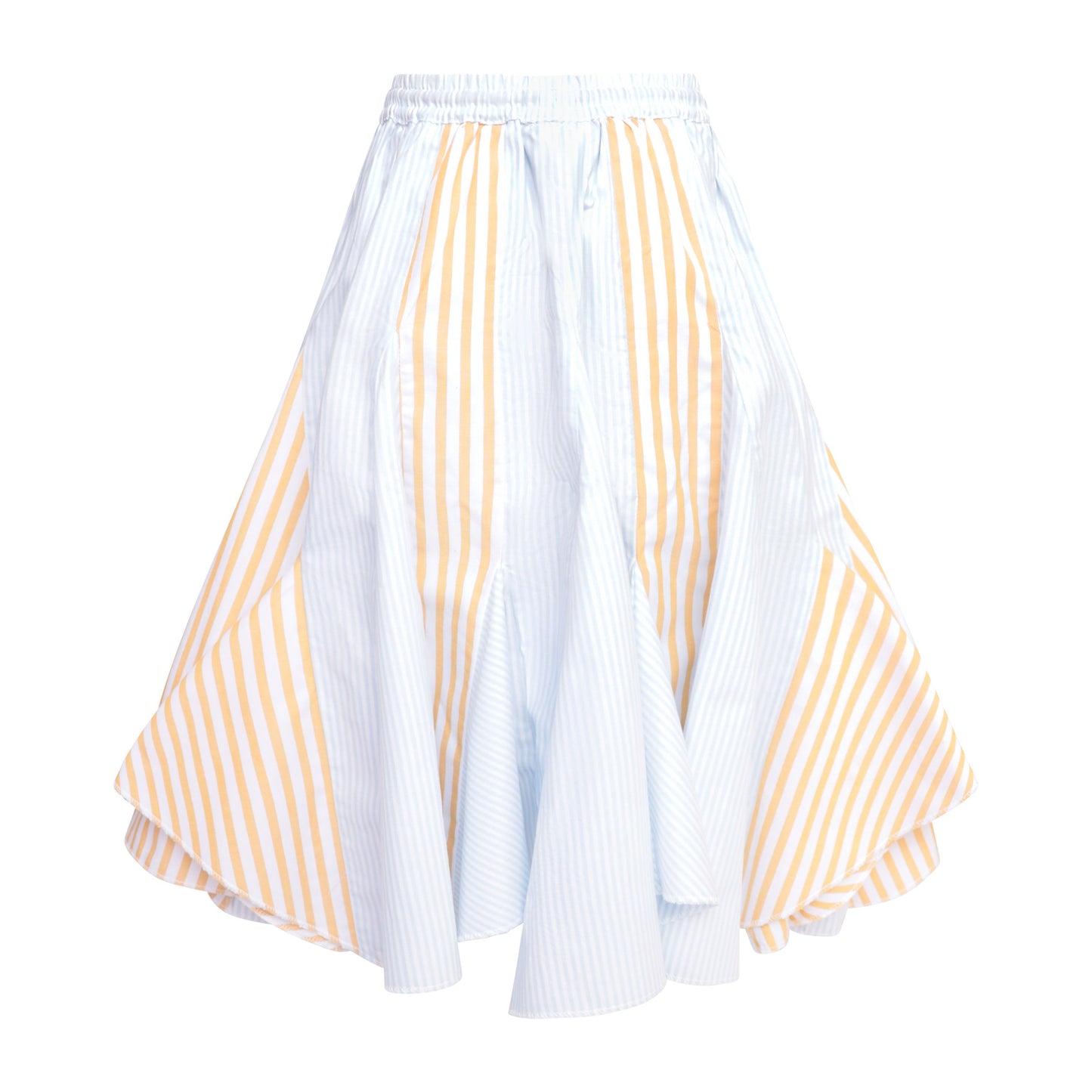 Zero Waste Stripe Skirt-1