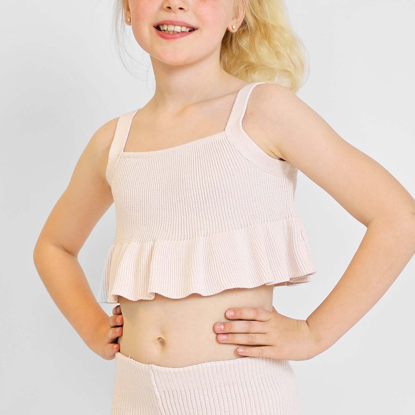 Pink Crop Tops for Girls-4