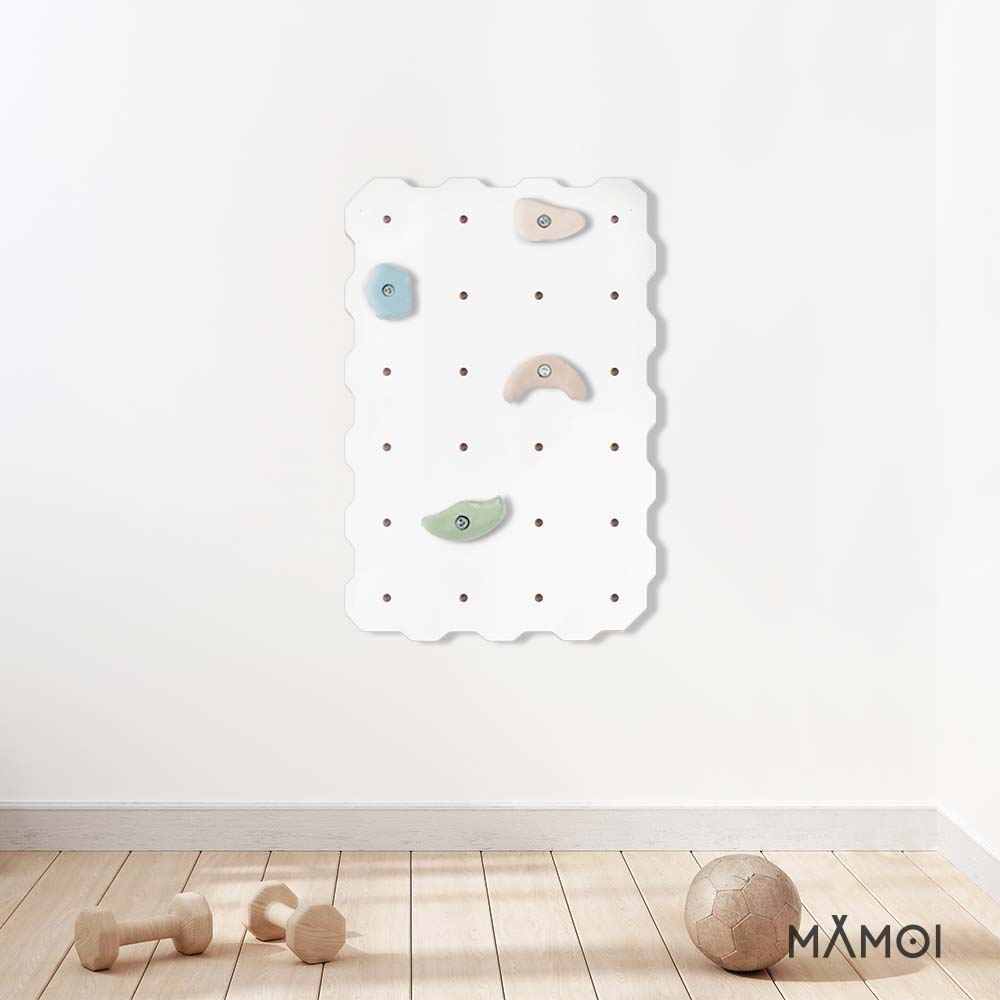MAMOI® Climbing wall for kids, Wooden frame for toddlers, Play equipment with rock holds for toddler, Indoor baby and childrens frames montessori from age 3 years old-4