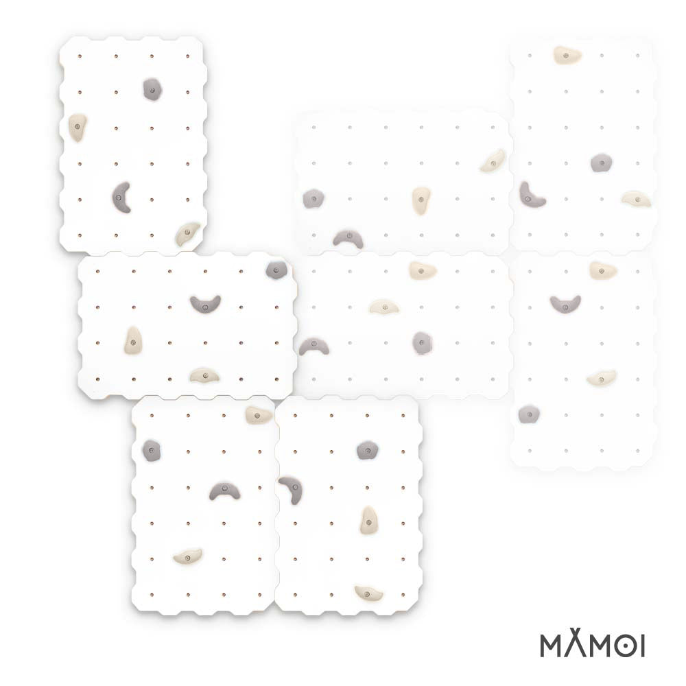 MAMOI® Climbing wall for kids, Wooden frame for toddlers, Play equipment with rock holds for toddler, Indoor baby and childrens frames montessori from age 3 years old-5