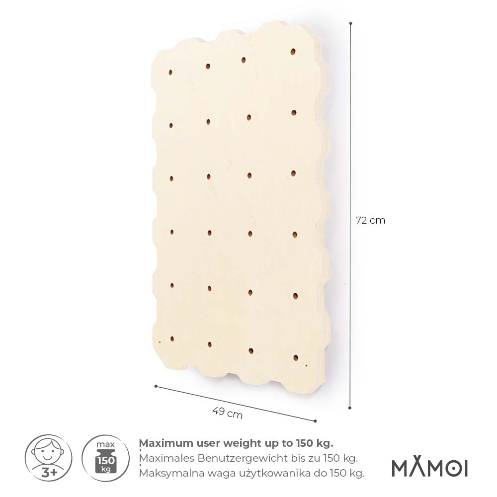 MAMOI® Climbing wall for kids, Wooden frame for toddlers, Play equipment for toddler, Indoor baby and childrens frames montessori from age 3 years old-2