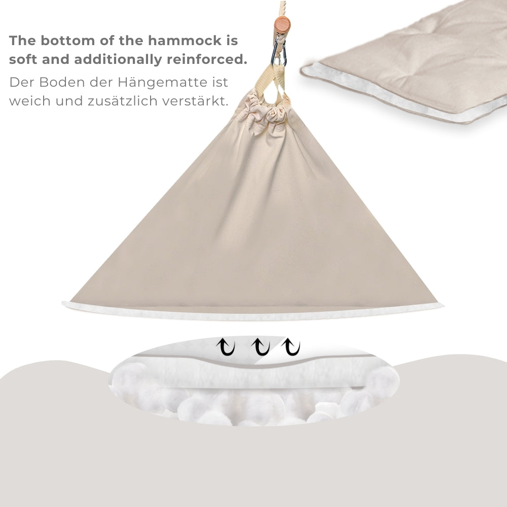 MAMOI® Hammock, baby hammock, baby cradle, baby cradle, baby cradle, baby cradle, cradle for a baby, cradle, cradle for a baby, hammock, Made in EU-3