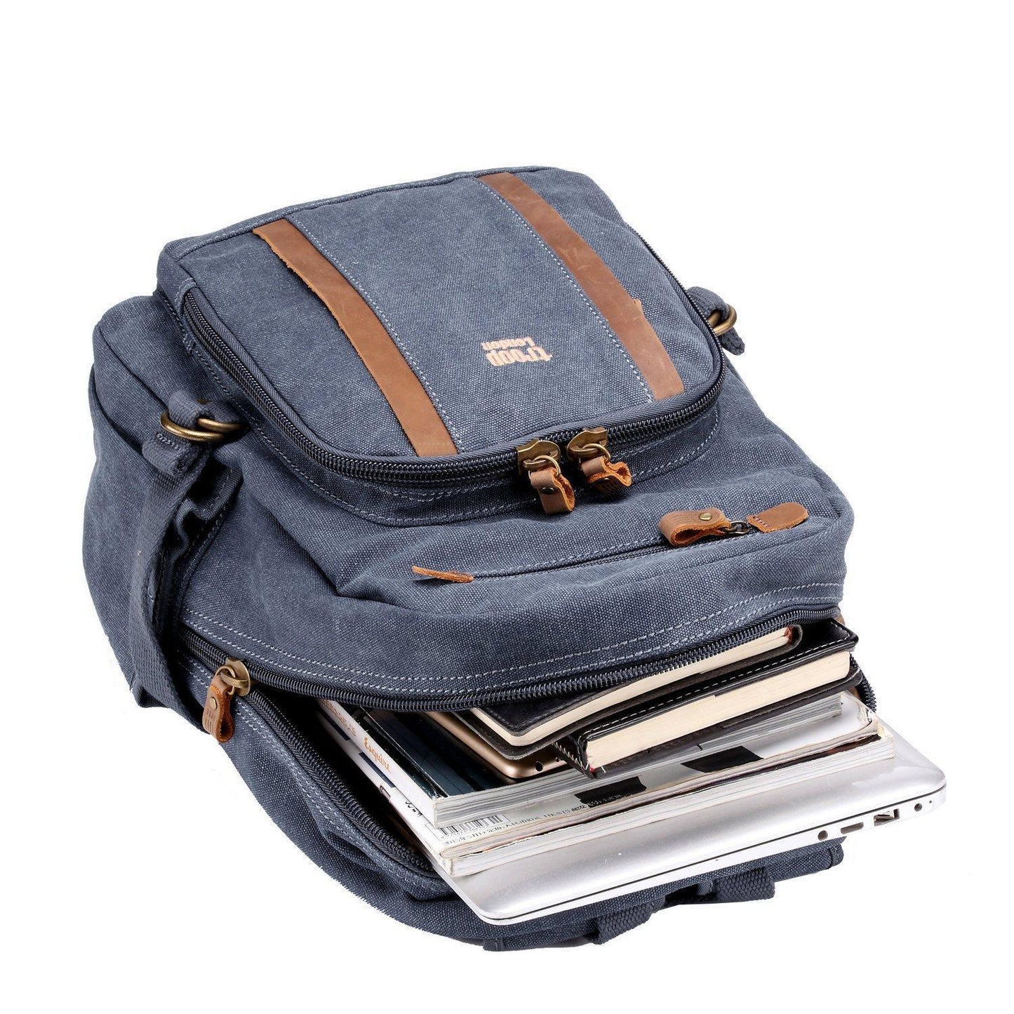 TRP0256 Troop London Classic Canvas Backpack - Medium-4