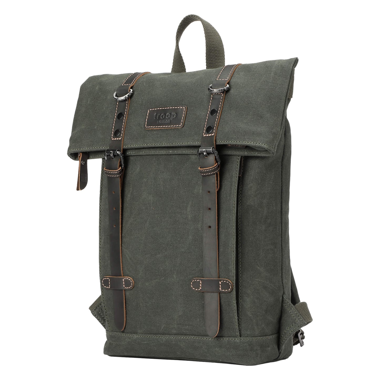 TRP0425S Troop London Heritage Small Canvas Backpack - mezetto