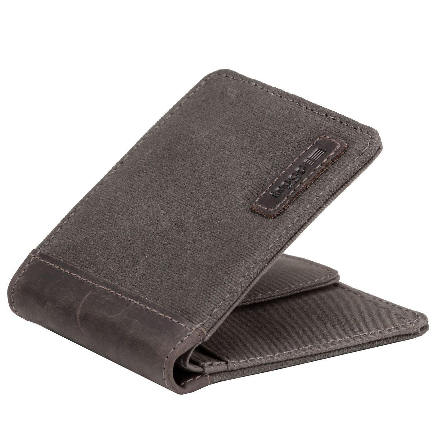 TRP0500 Troop London Accessories Canvas Bi - fold Wallet - mezetto