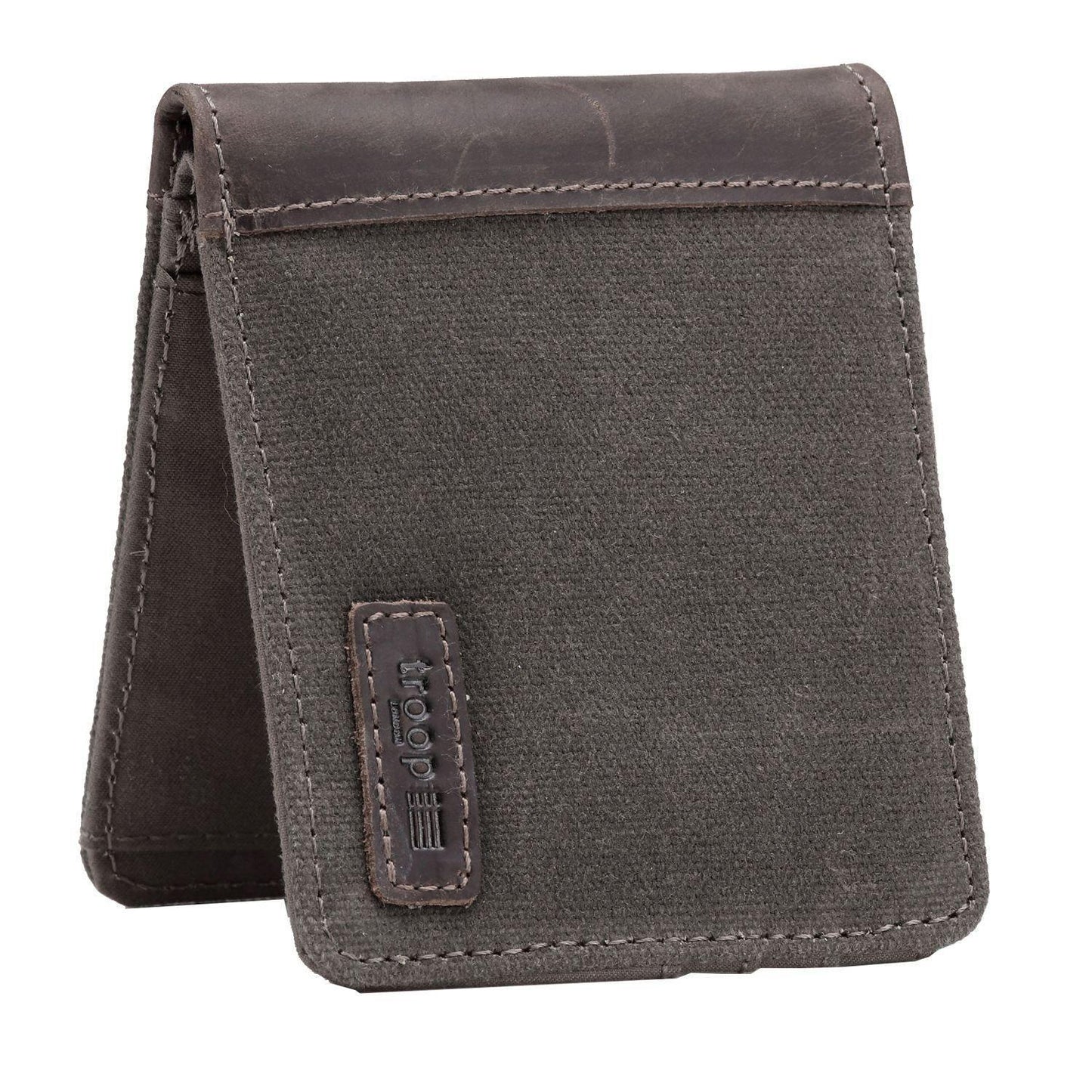 TRP0500 Troop London Accessories Canvas Bi - fold Wallet - mezetto