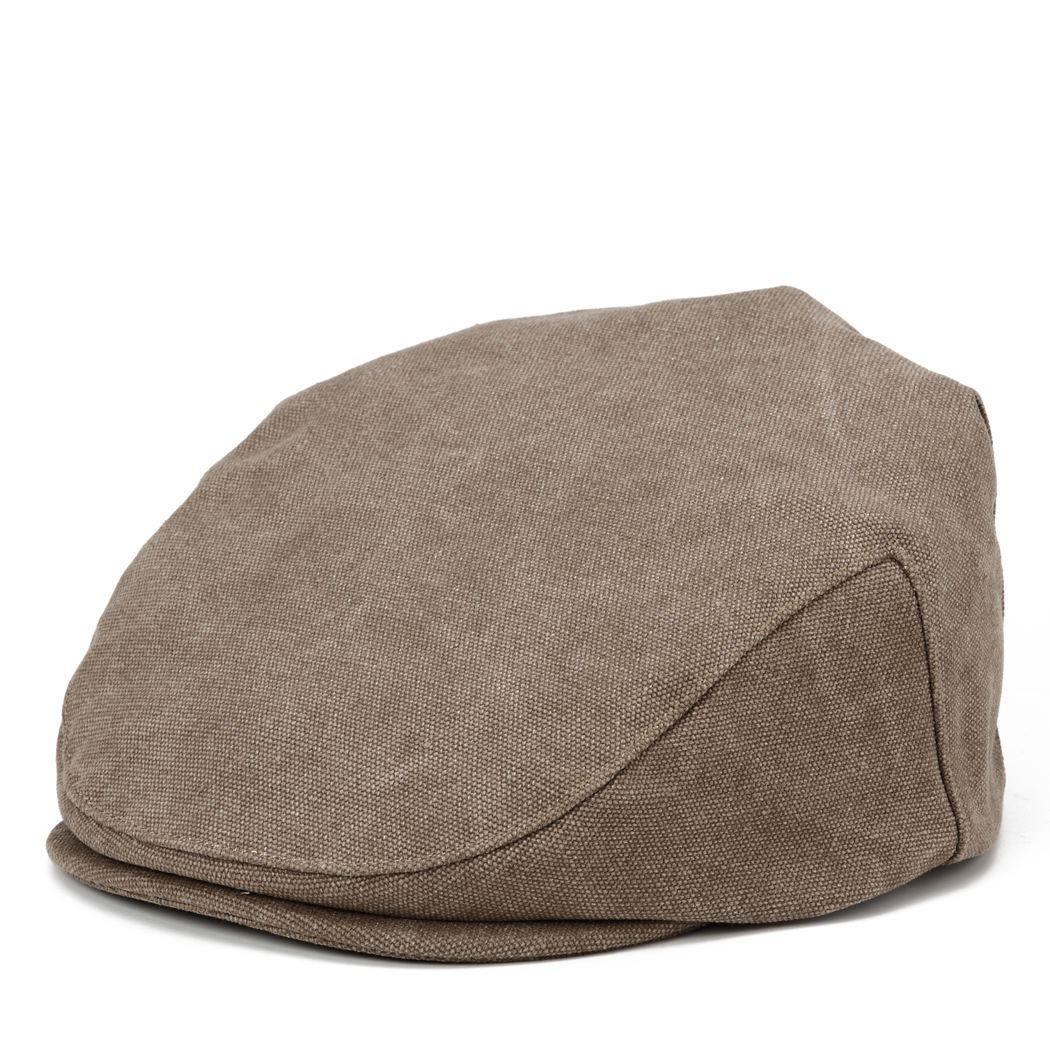 TRP0503 Troop London Accessories Canvas Old School Style Hat, Flat Cap, Shelby Newsboy Cap - mezetto