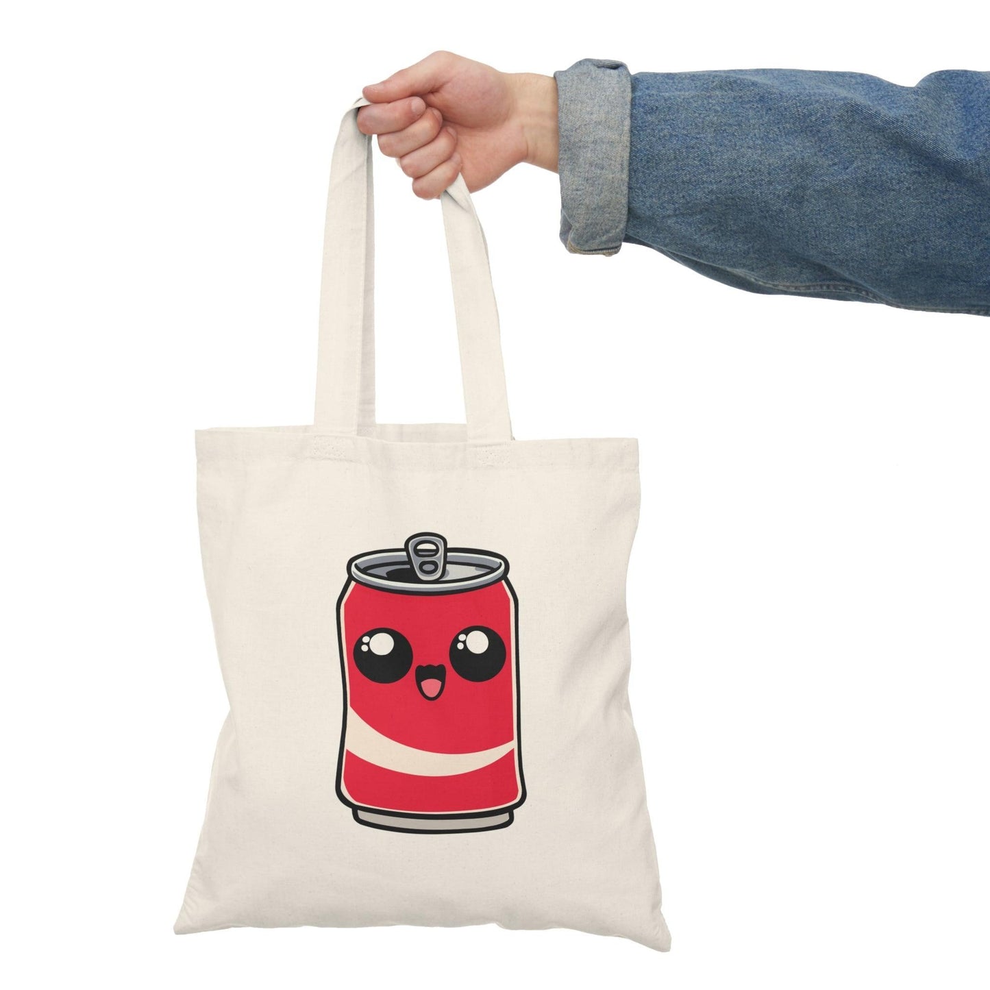 Cute Soda Can Tote – Fun Recycled Cotton Bag