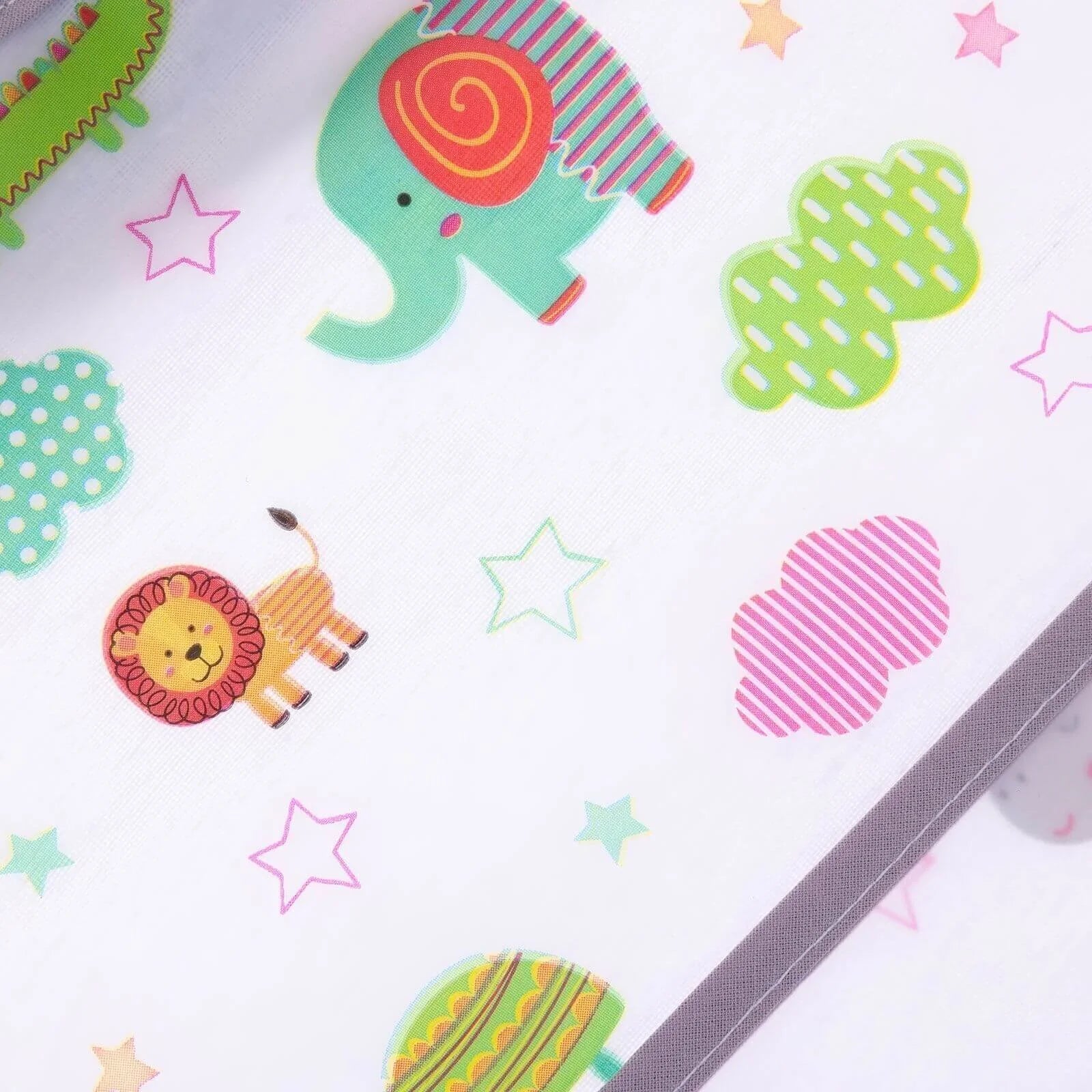 baby me Smart Patterned Baby Feeding Bib