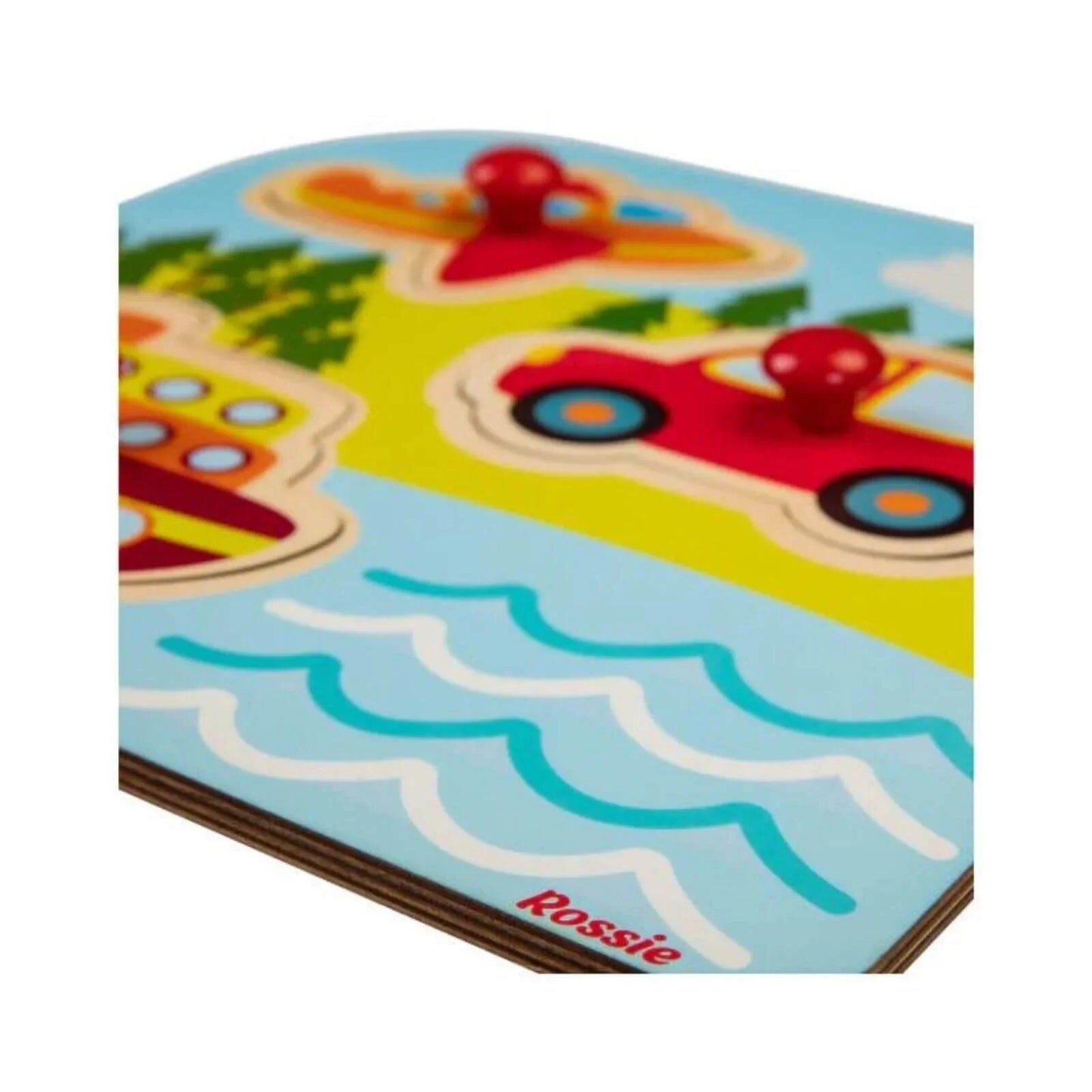 Rossie Wood First Puzzle - Vehicles