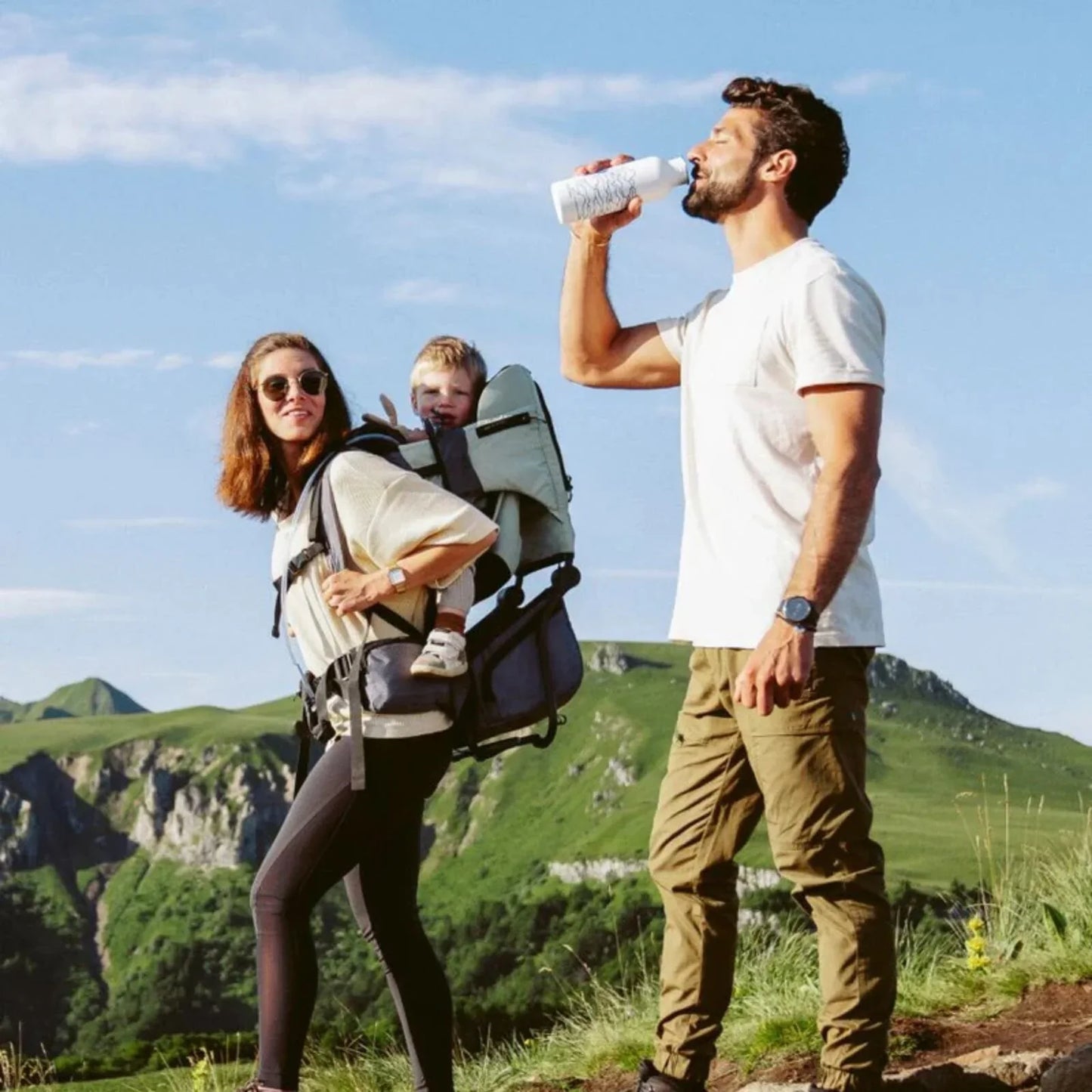 Babymoov Moov & Hike Baby Carrier - Sage Green