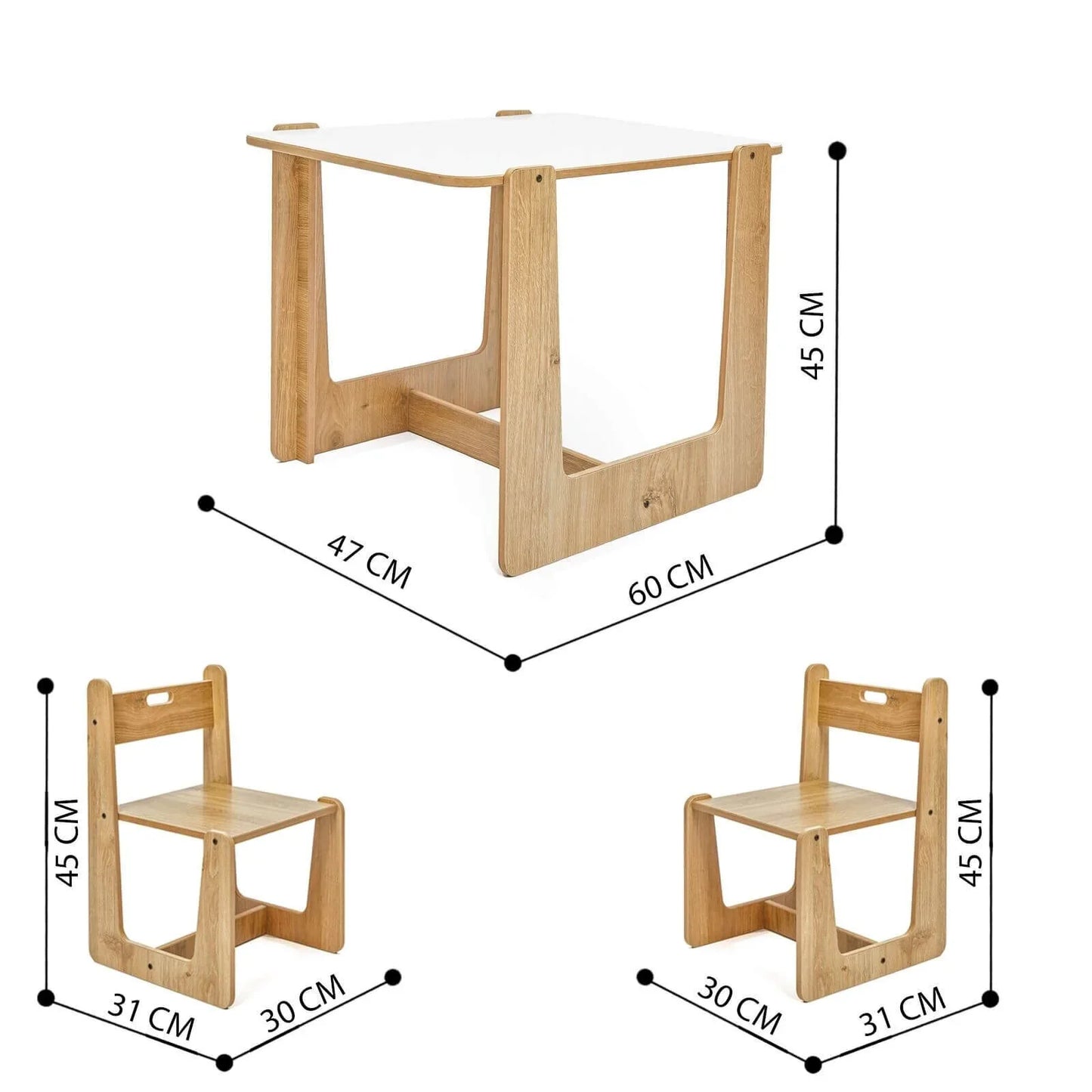 Minera Crane Table and Chair Set
