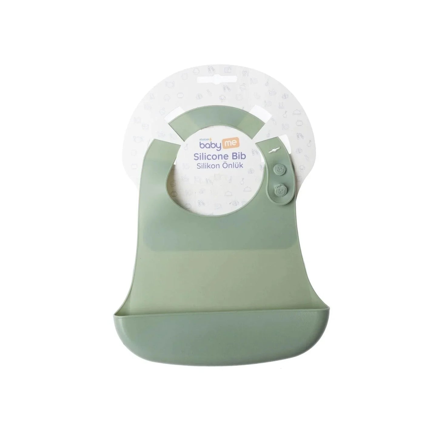 baby plus Silicone Bib - Green